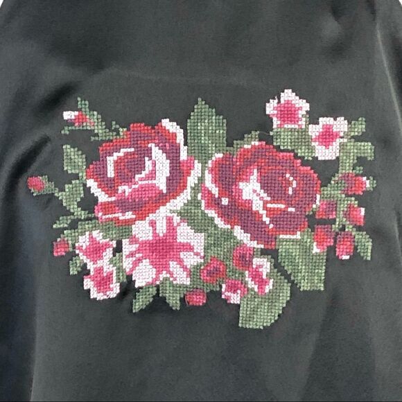 CUPCAKES AND CASHMERE EMBROIDERED BOMBER / TRACK JACKET - Picture 7 of 11